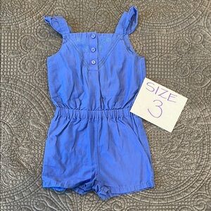 Janie & Jack Blue Kids Romper